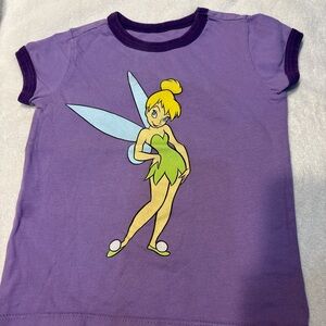 Disney Purple Tinkerbell Kids Tee